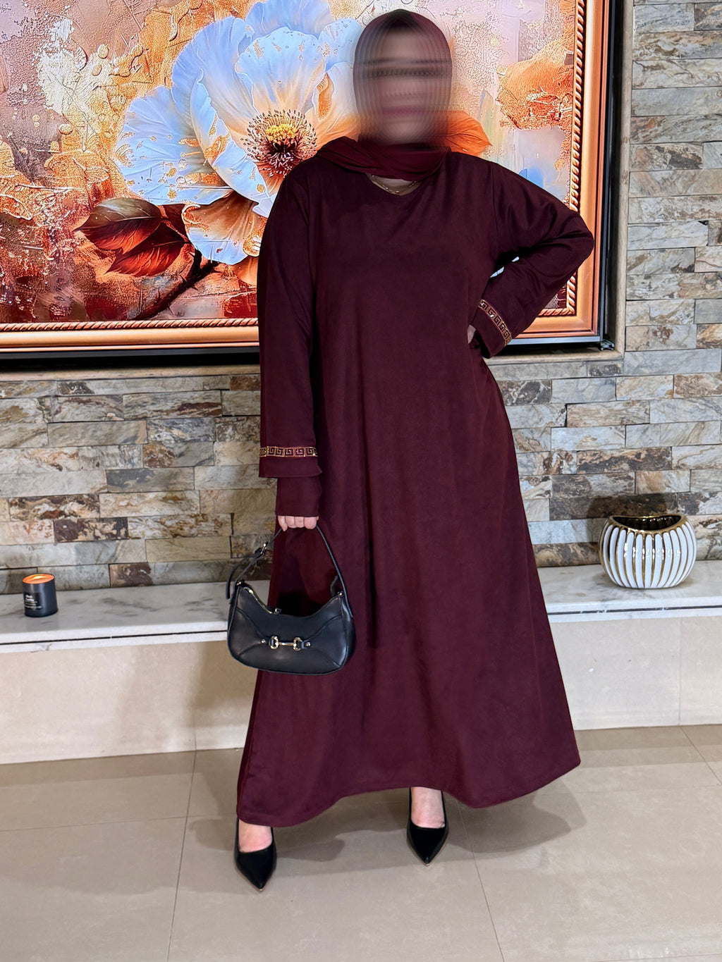 عباية راقية بلمسة رمضانية متوفرة فـلكحل و الغرونة